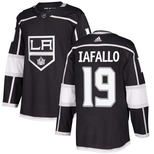Adidas Kings #19 Alex Iafallo Black Home Authentic Stitched NHL Jersey - Click Image to Close
